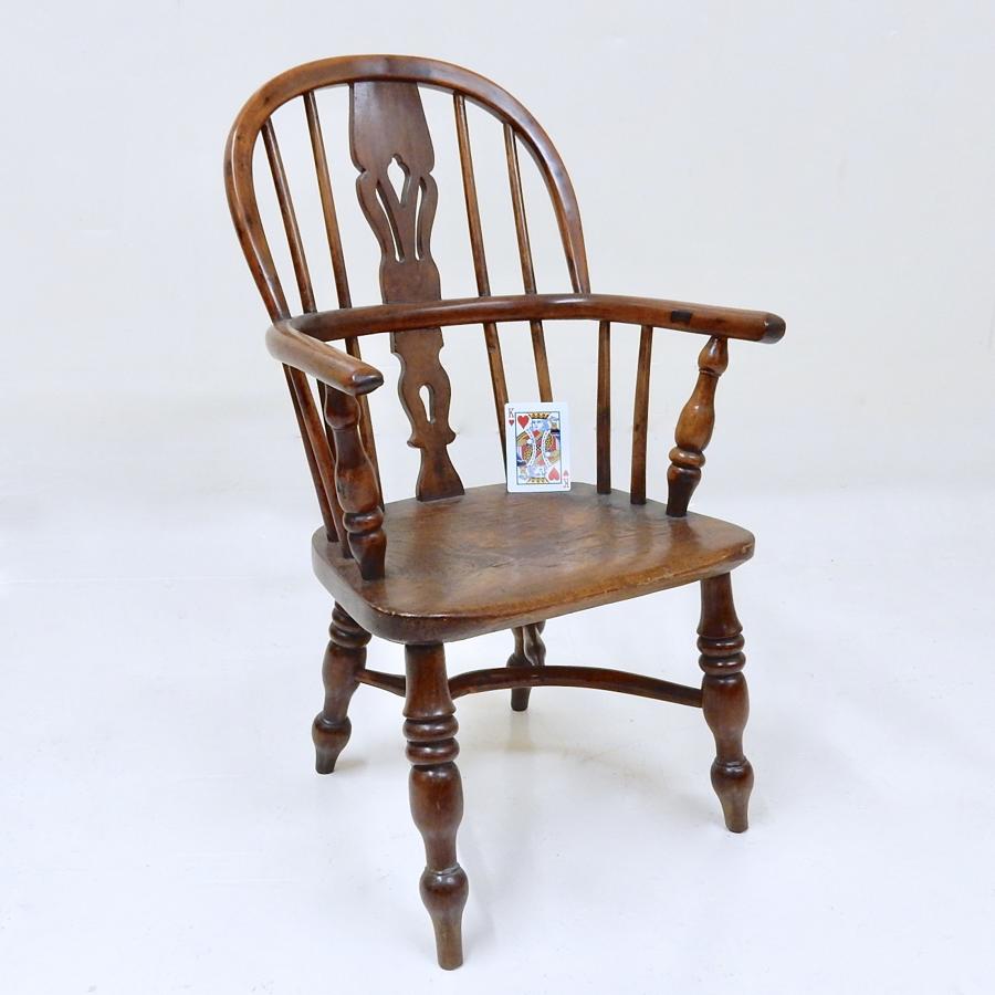 Antique Child's Windsor Armchair