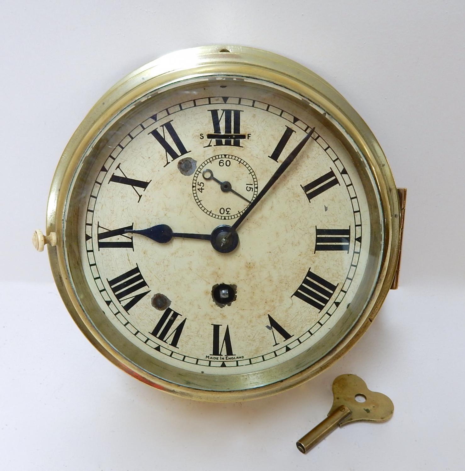 Vintage Smiths Bulkhead Clock