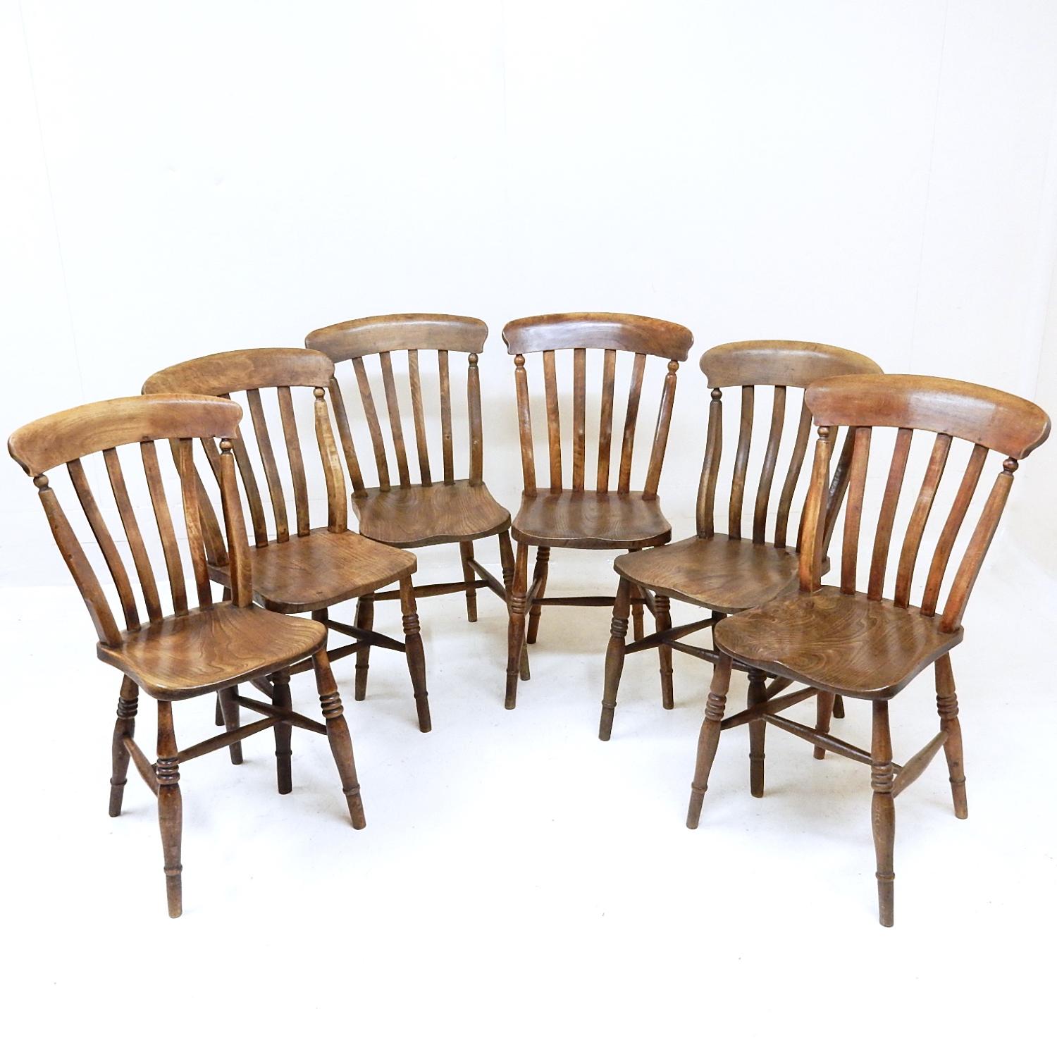 C19th Windsor Kitchen Chairs