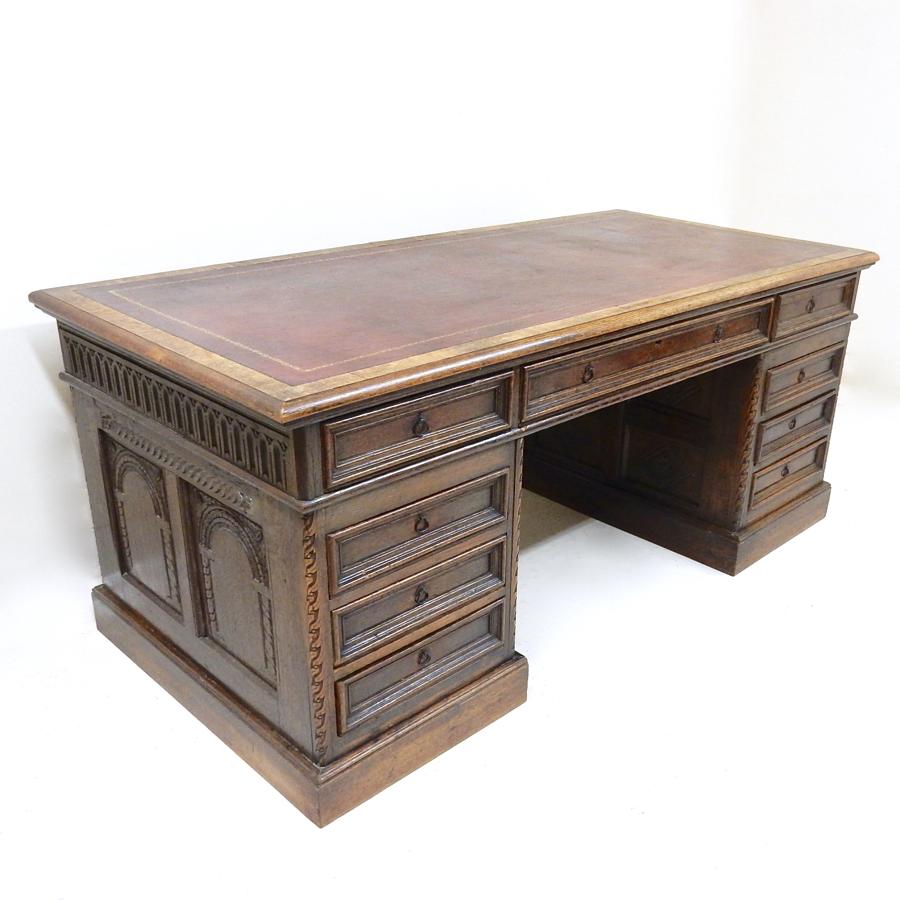 Antique Oak Desk