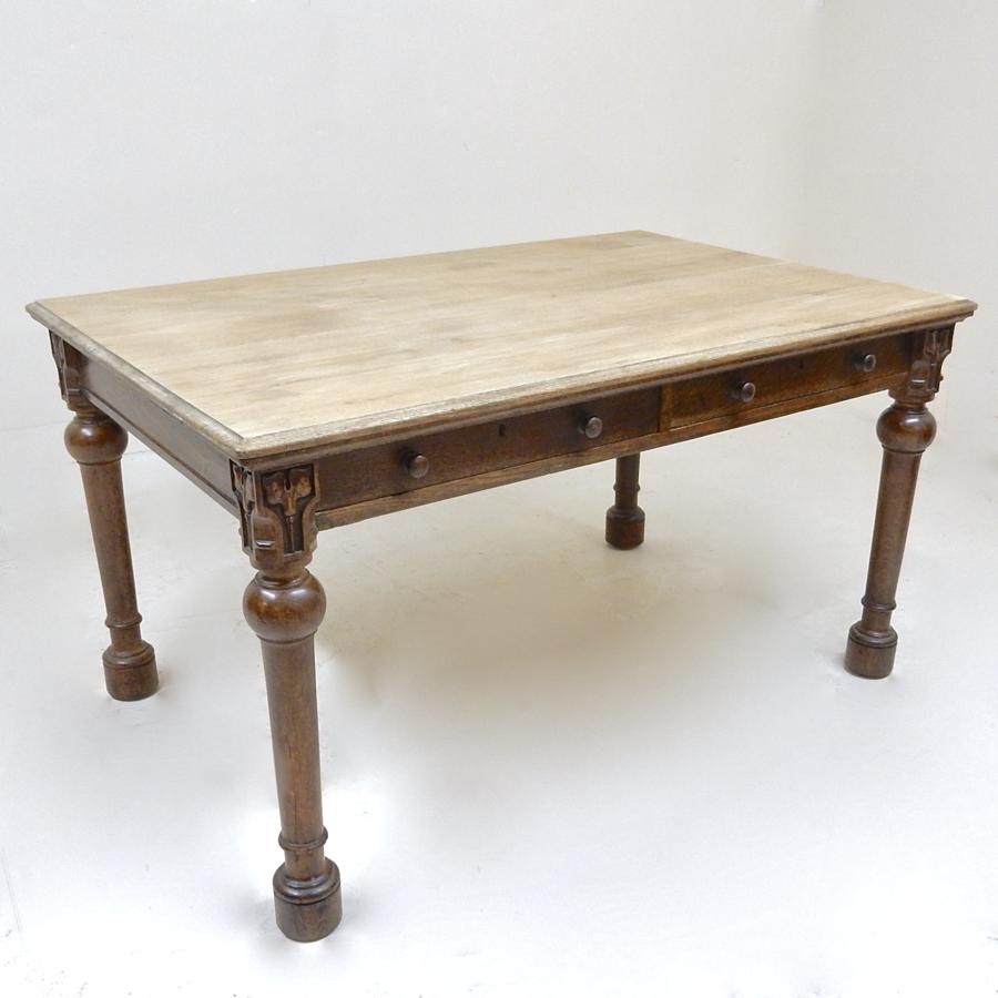Antique Oak Kitchen Table