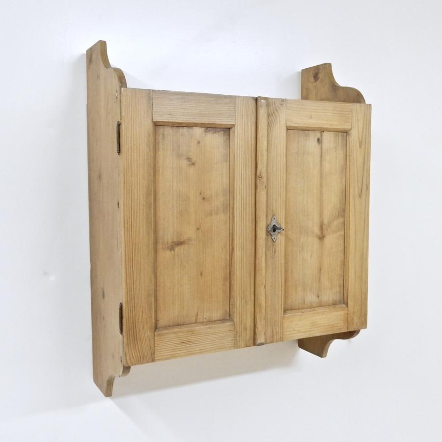 Antique Pine Wall Cupboard