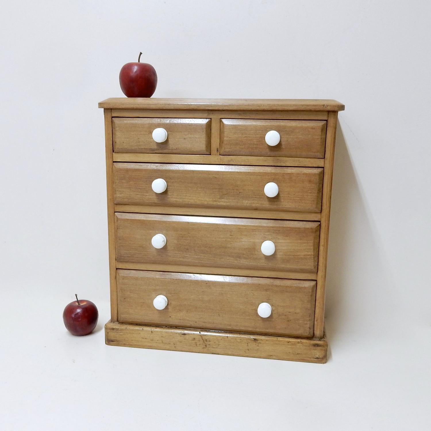 Miniature Antique Chest of Drawers