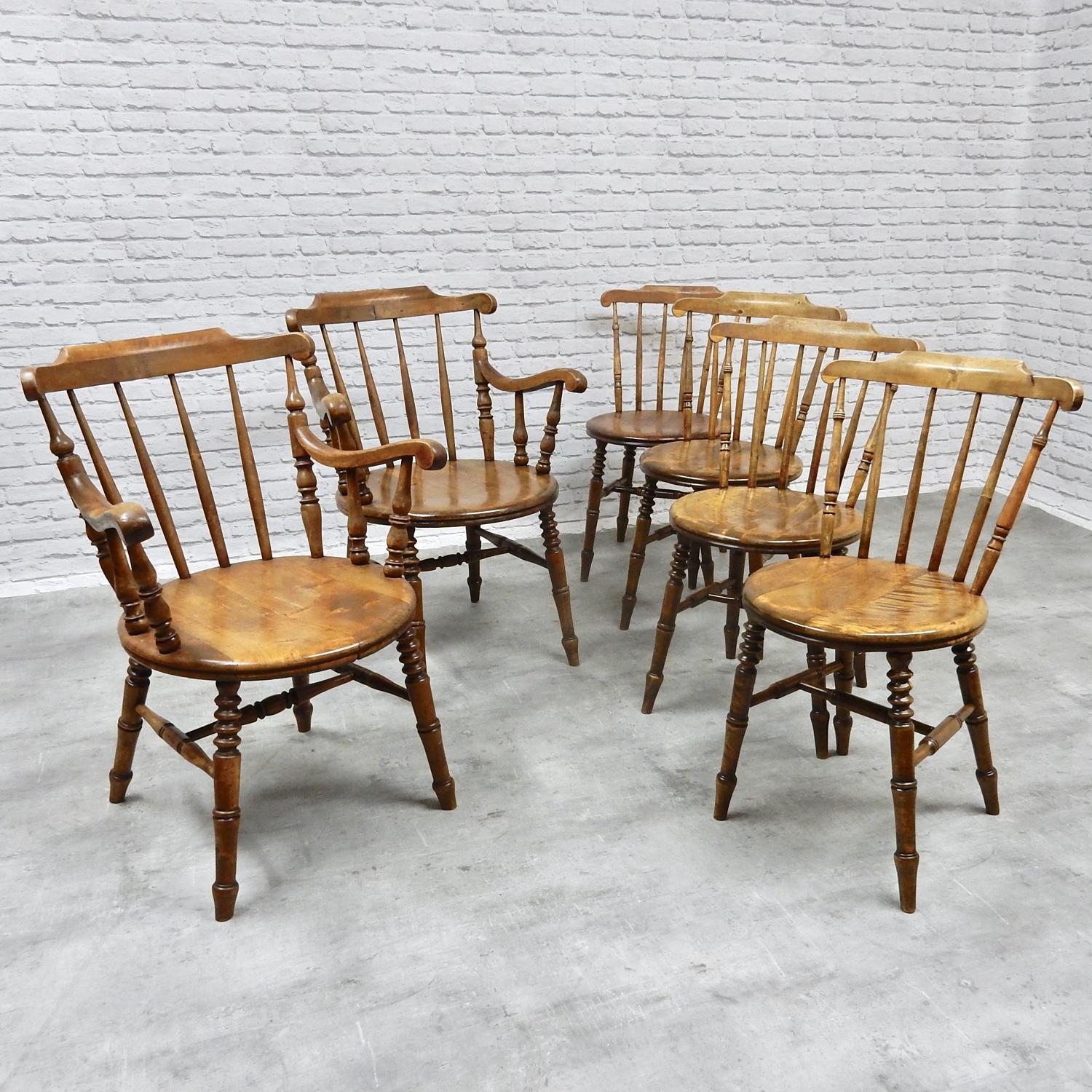 Swedish Kitchen Chairs by Ibex