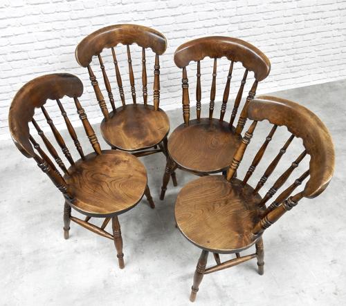 C19th Windsor Kitchen Chairs