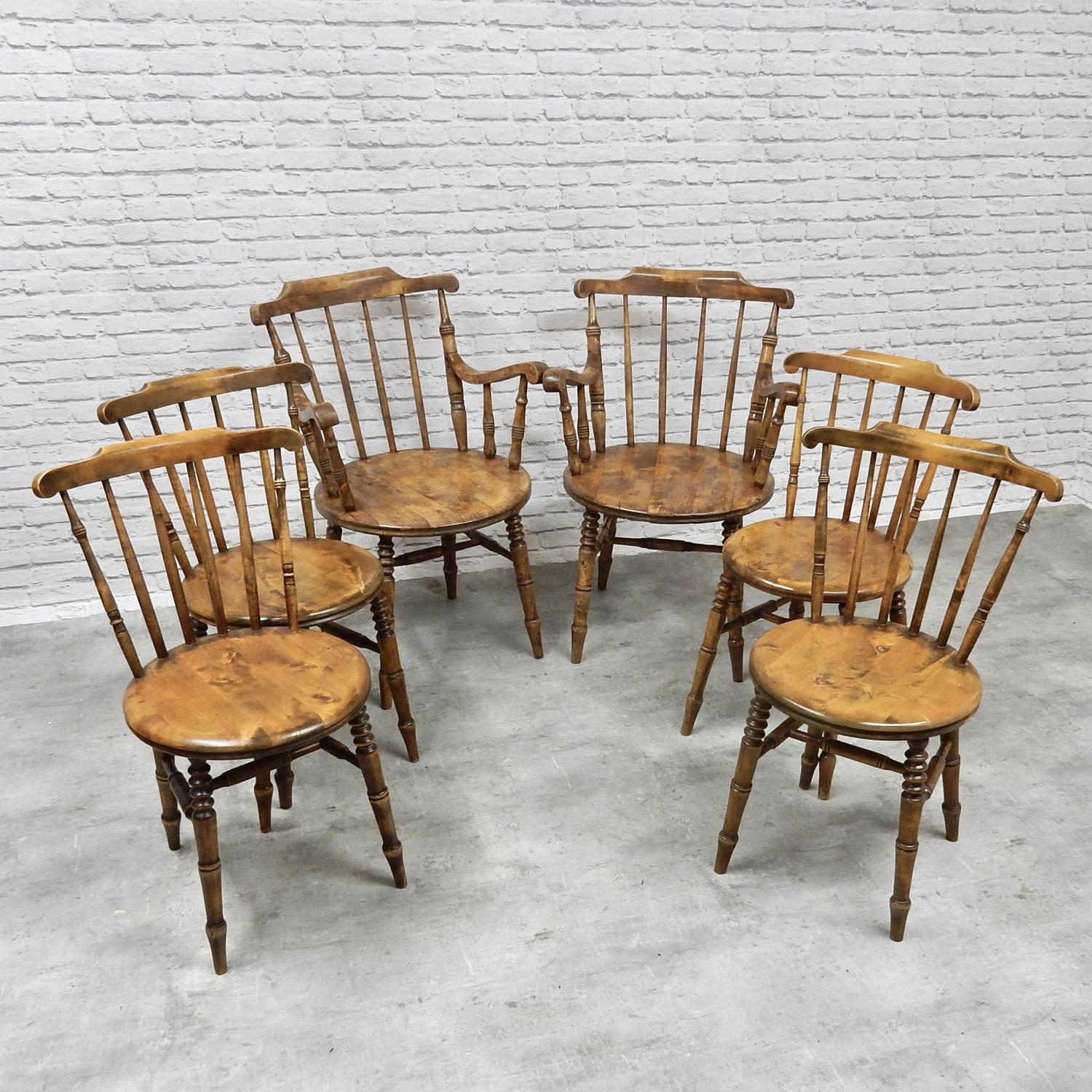 Swedish Kitchen Chairs by Ibex