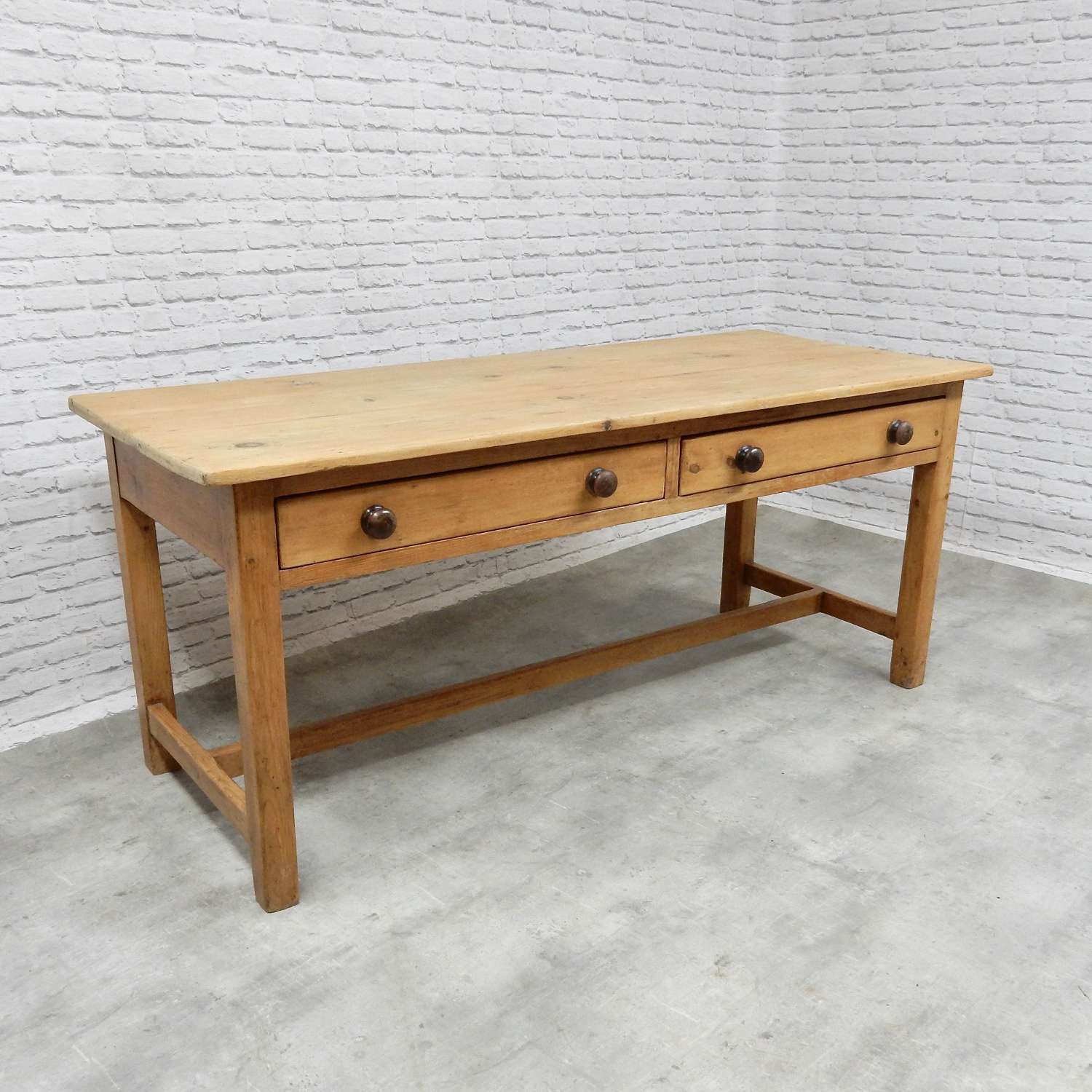 C19th Pine Refectory Table