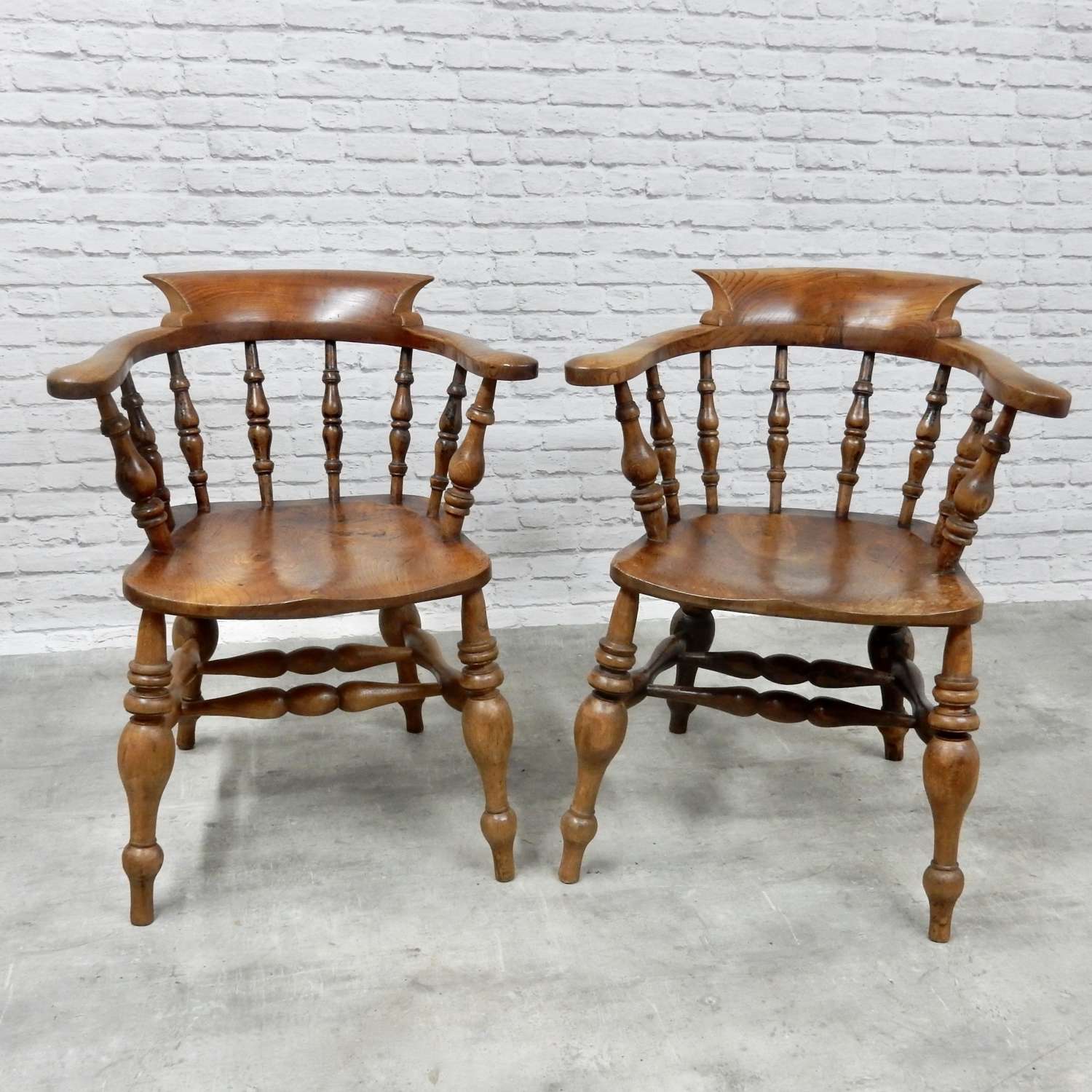 A Pair of Windsor Armchairs