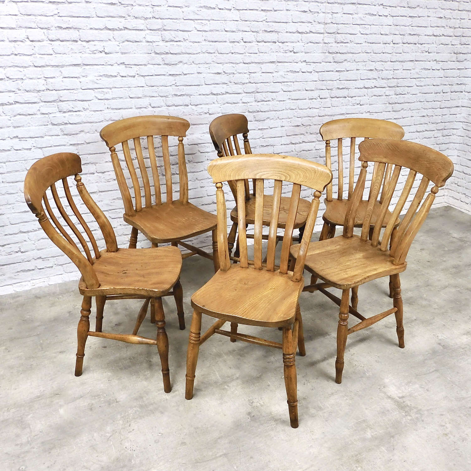 Windsor Kitchen Chairs x6