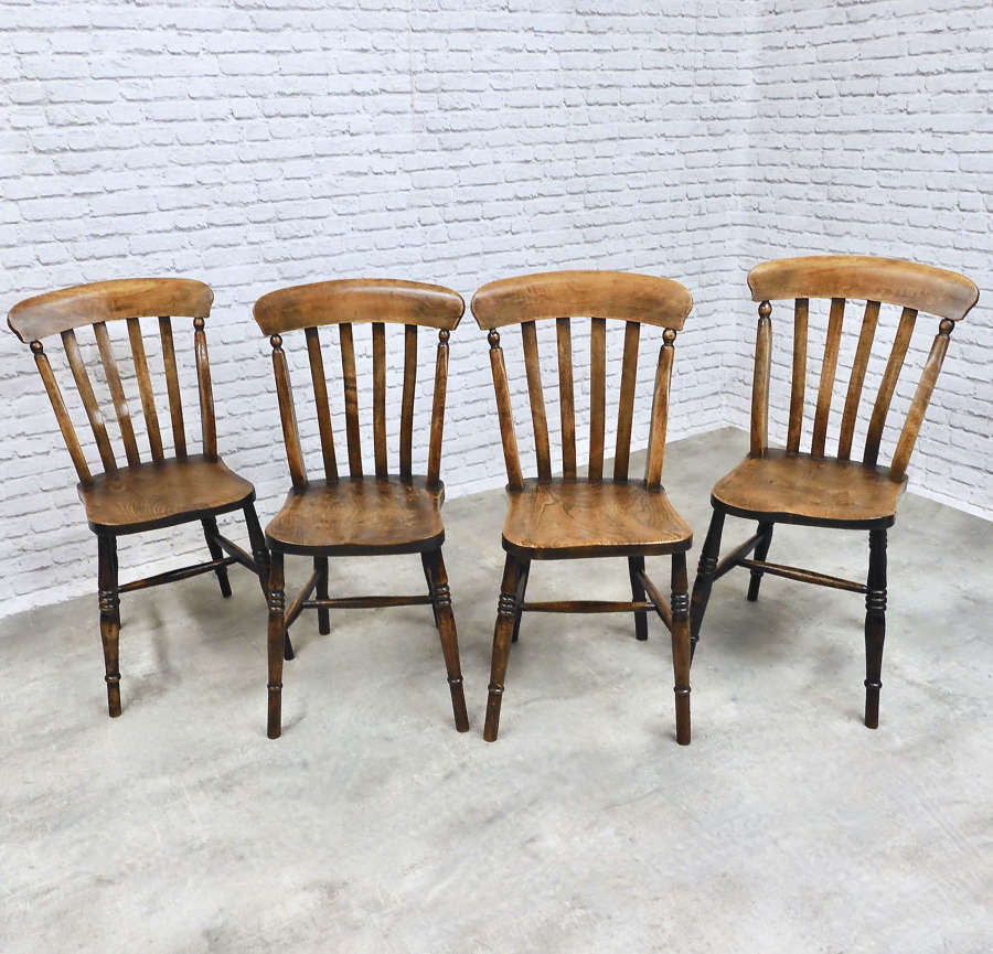 Set 4 Farmhouse Kitchen Chairs