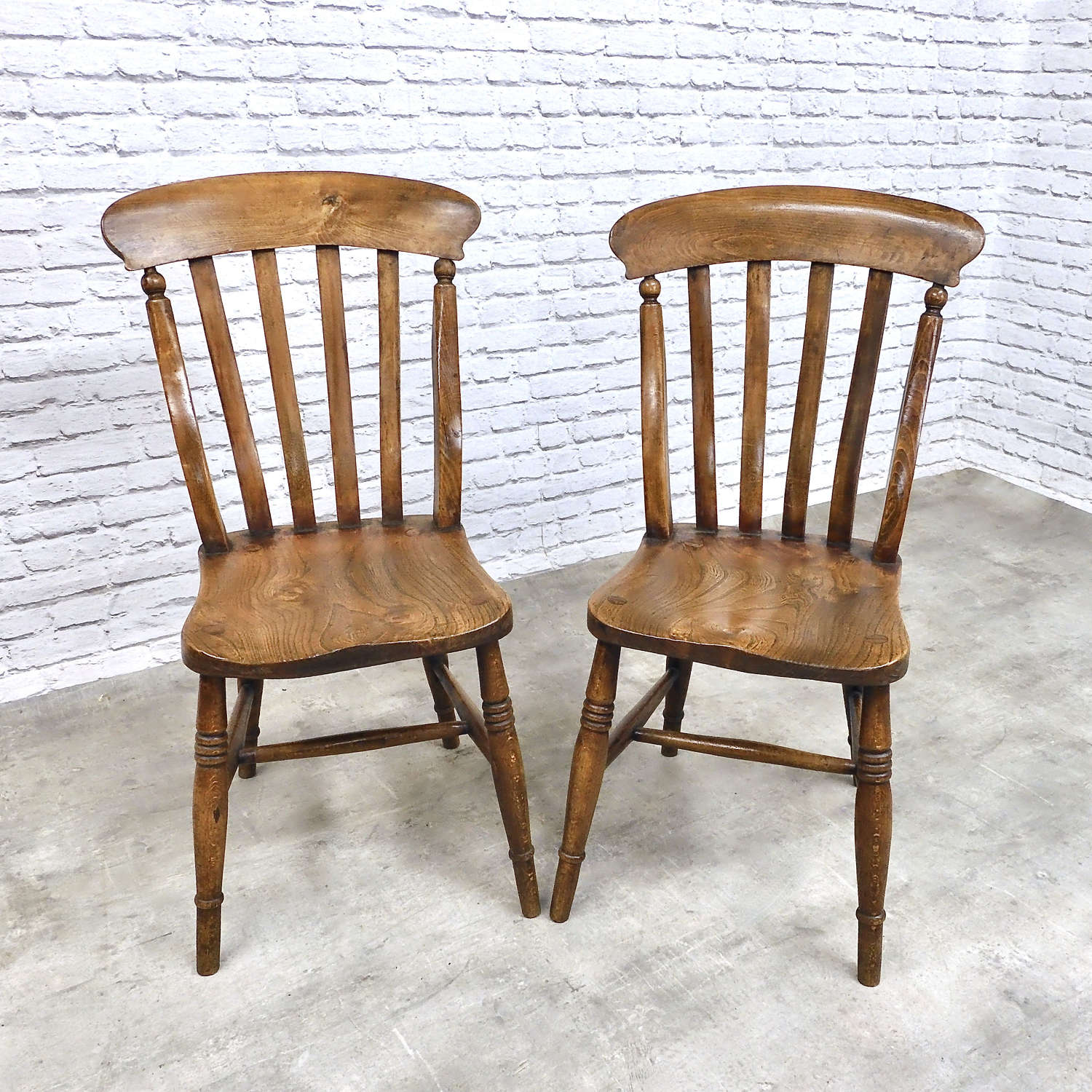 Pr Antique Windsor Chairs