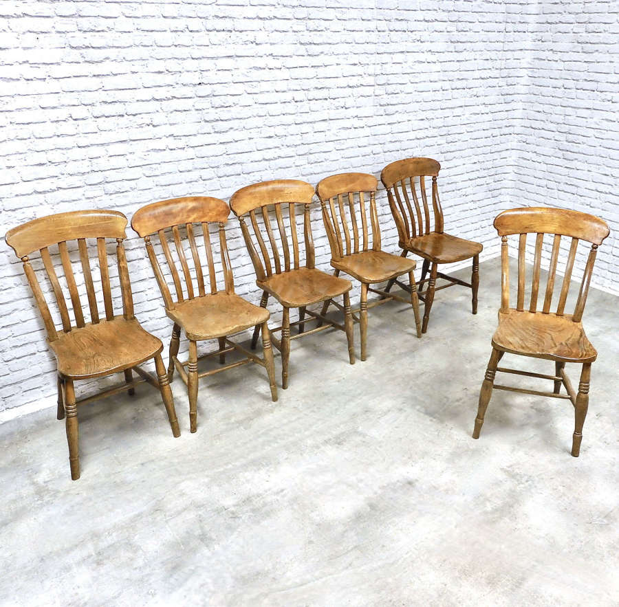 6x Farmhouse Kitchen Chairs