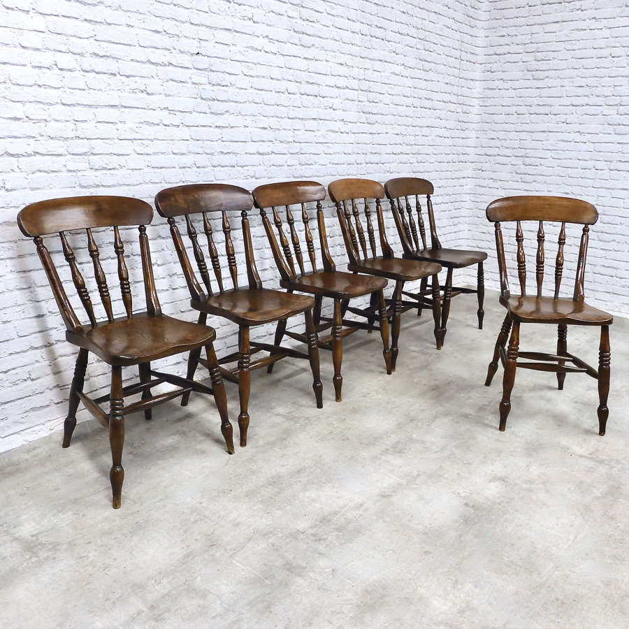 Set of 6 Windsor Kitchen Chairs