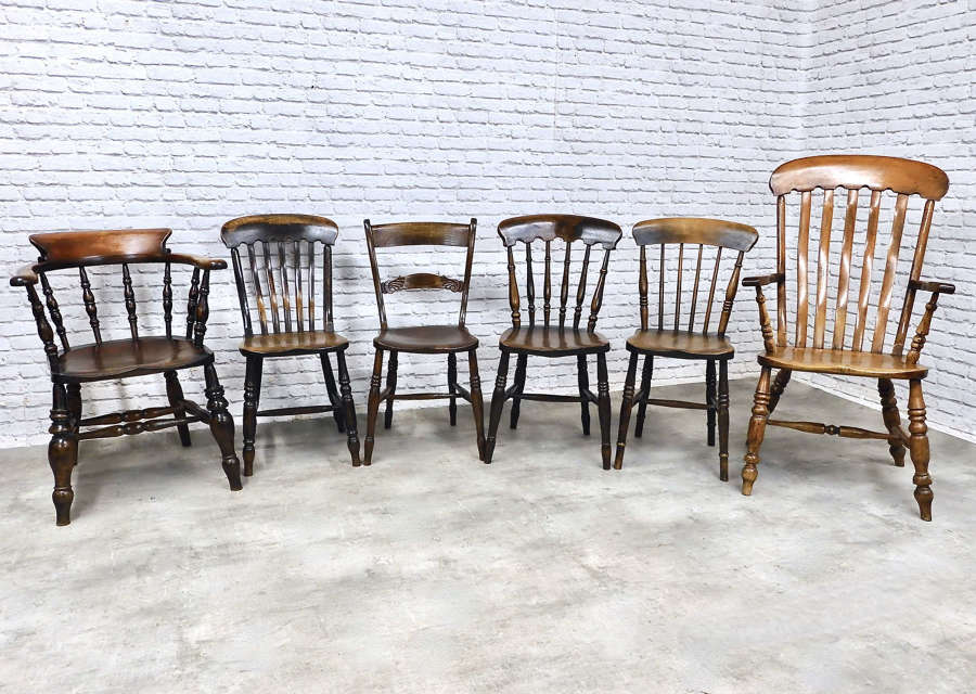 Farmhouse Kitchen Chairs Set