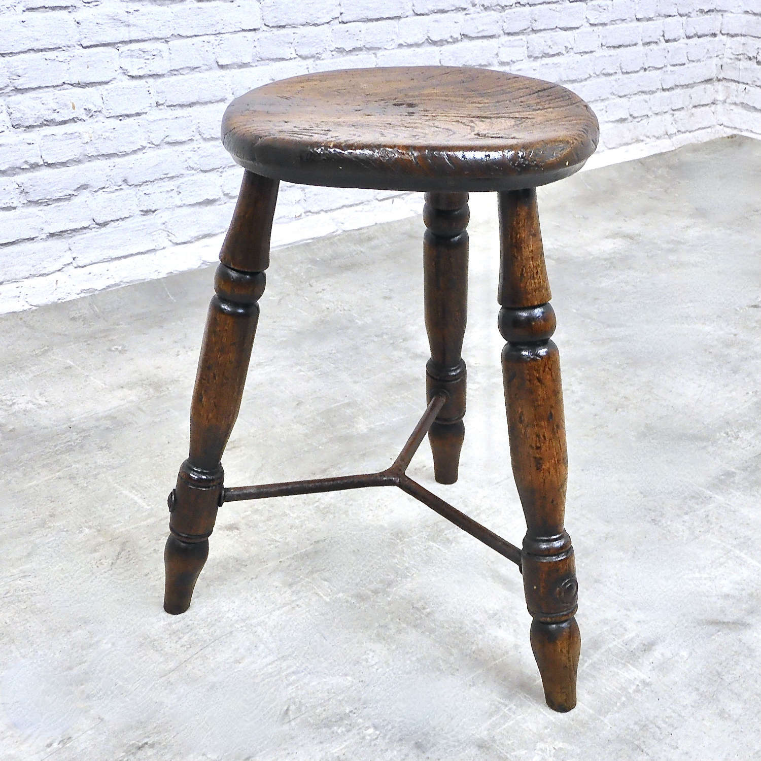 C19th Lacemaker's Stool