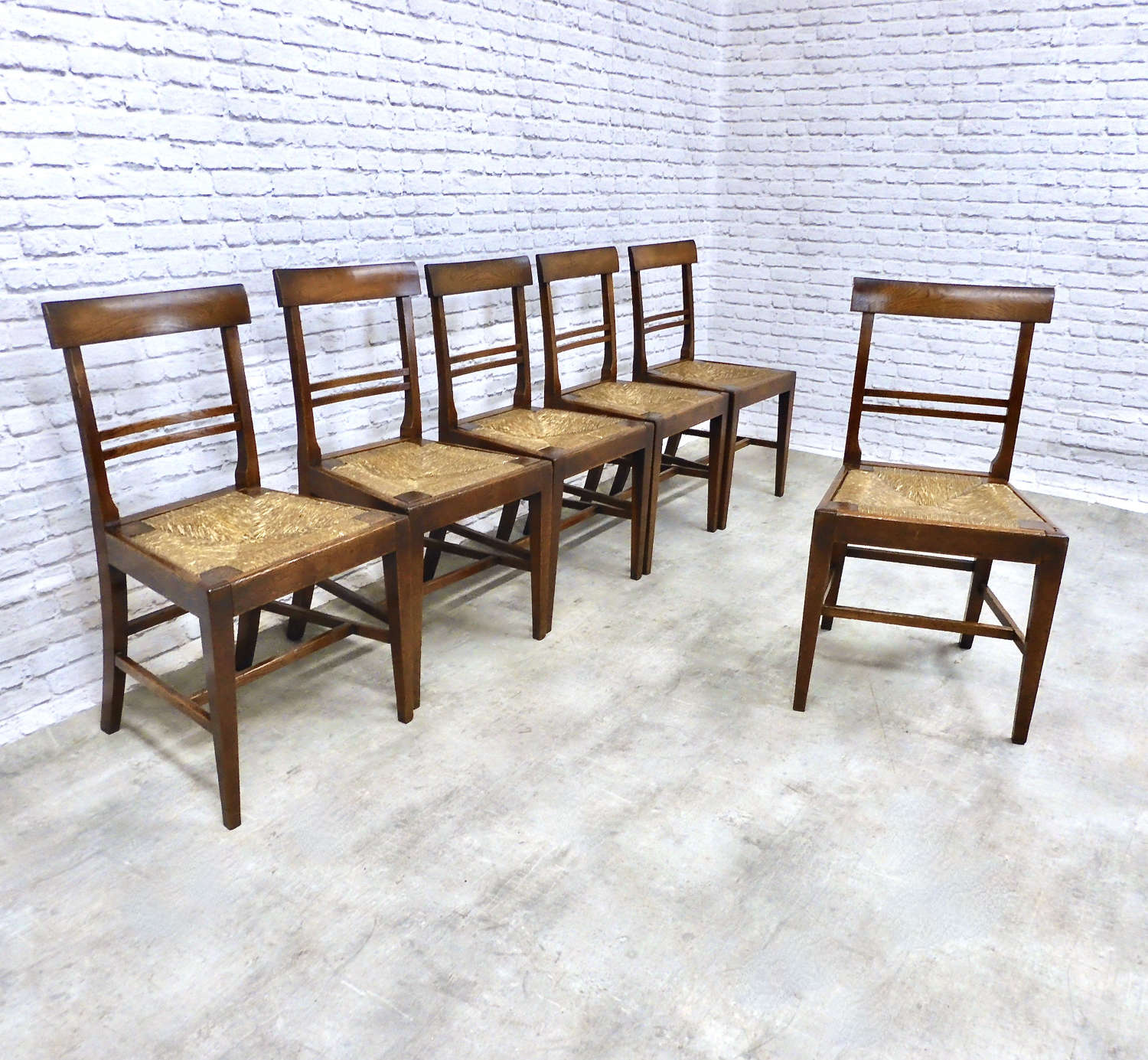 Set 6 Country Dining Chairs