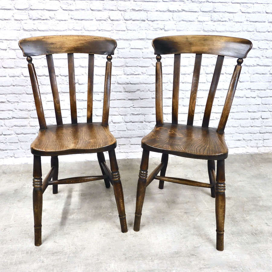 Pair of Lathback Windsor Chairs