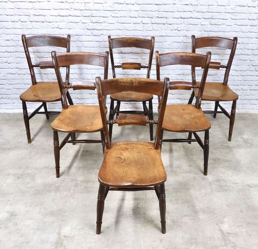 Set 6 Barback Windsor Chairs