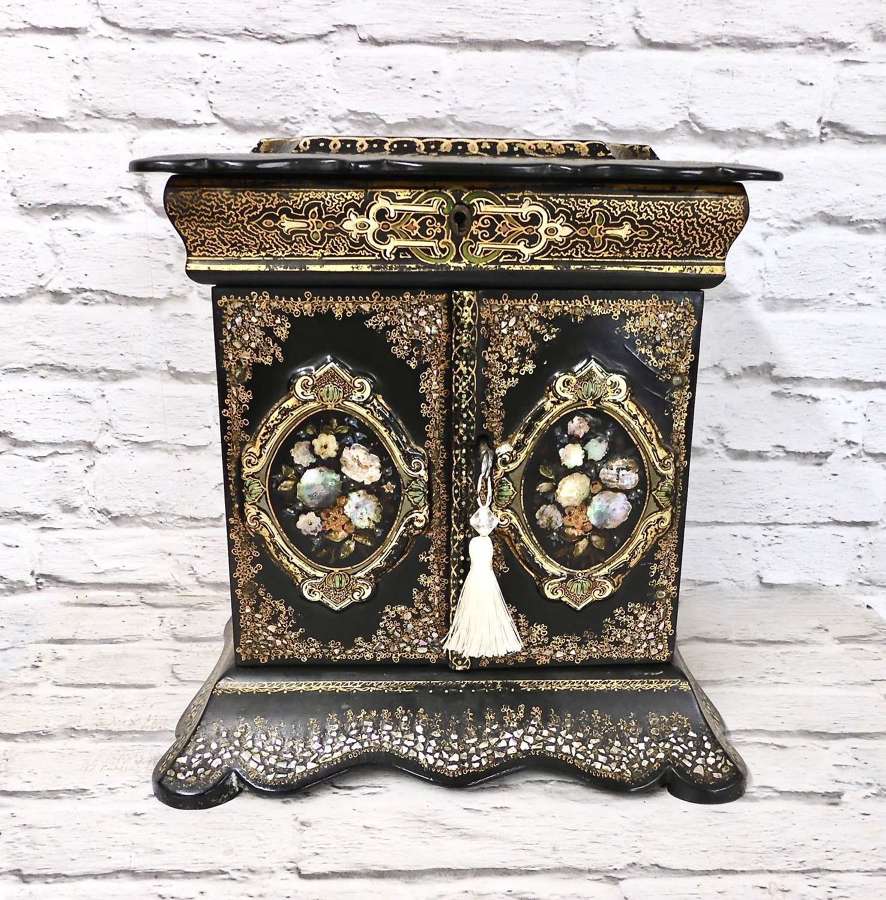 Lacquered MoP Jewellery Cabinet