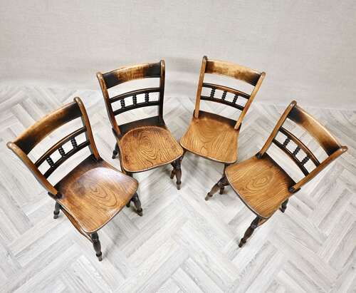 C19th Windsor Kitchen Chairs