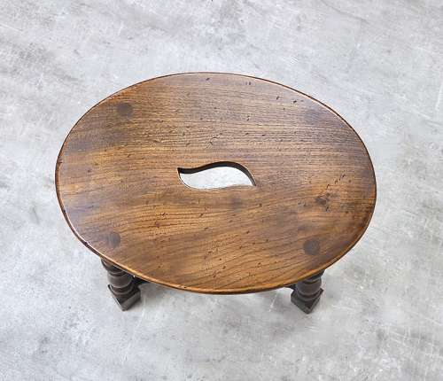 C19th Oval Joint Stool