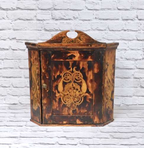 Decorative Antique Corner Cupboard