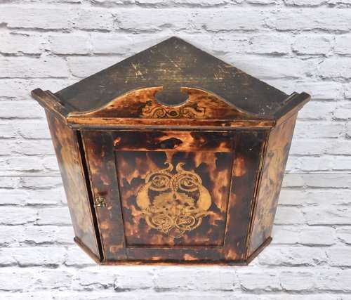 Decorative Antique Corner Cupboard