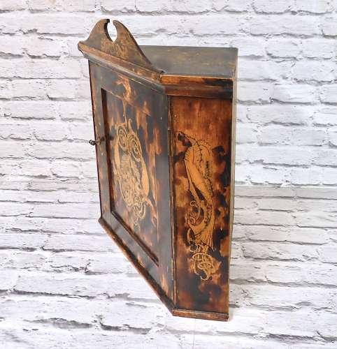 Decorative Antique Corner Cupboard