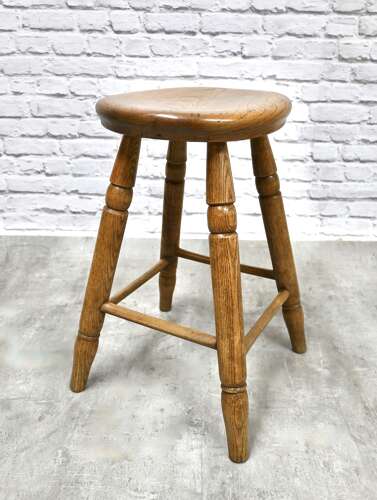 C19th Elm Seat Stool