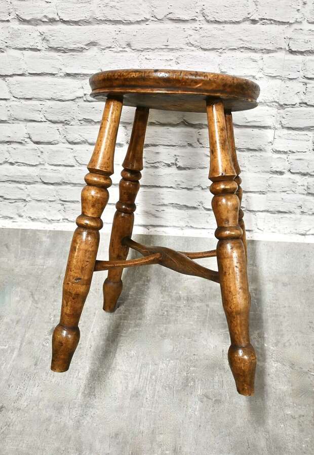 C19th Alehouse Stool