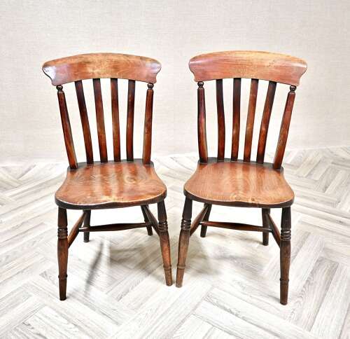 Pr Farmhouse Country Kitchen Chairs