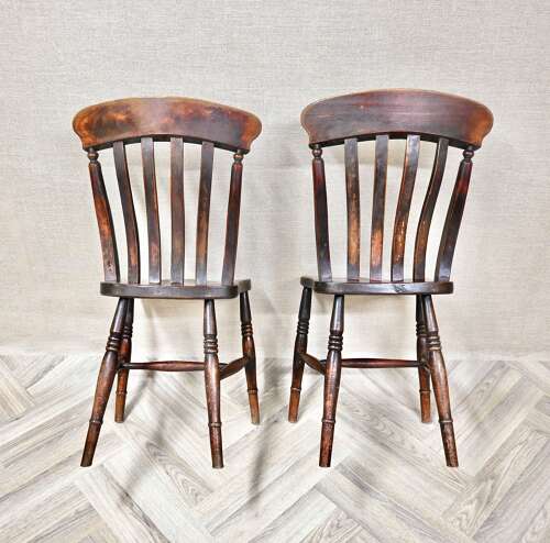 Pr Farmhouse Country Kitchen Chairs