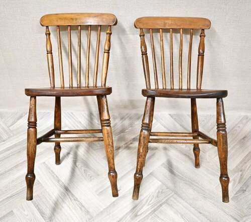 Pr Quality Stickback Kitchen Chairs