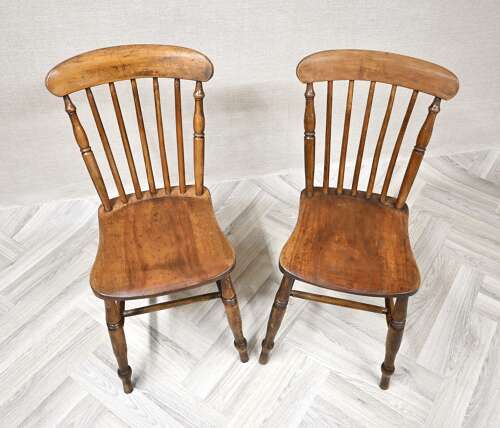 Pr Quality Stickback Kitchen Chairs