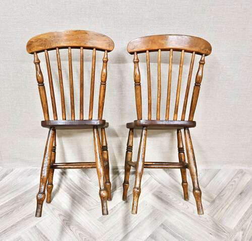 Pr Quality Stickback Kitchen Chairs