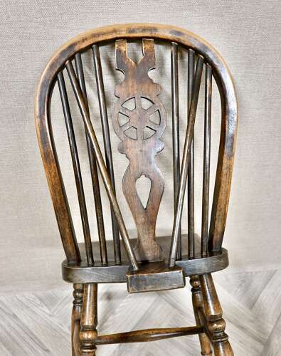 Wheelback Windsor Kitchen Chairs x6
