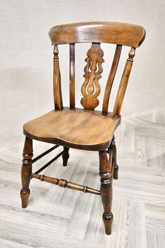 Two Hefty Windsor Sidechairs