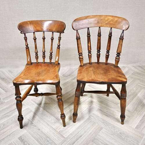 Harlequin Set 6 Windsor Kitchen Chairs