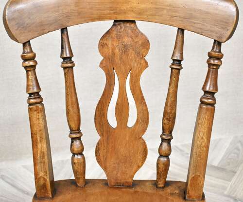 Windsor Lyreback Country Kitchen Chairs x6