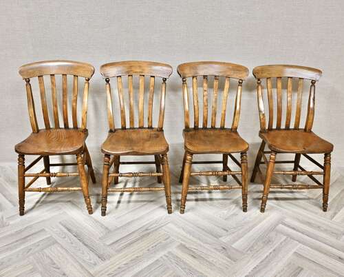Golden Windsor Lathback Kitchen Chairs