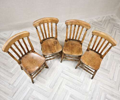 Golden Windsor Lathback Kitchen Chairs