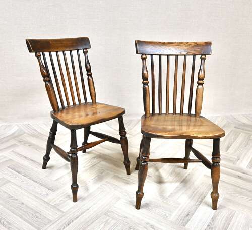Pr Lincolnshire Windsor Sidechairs