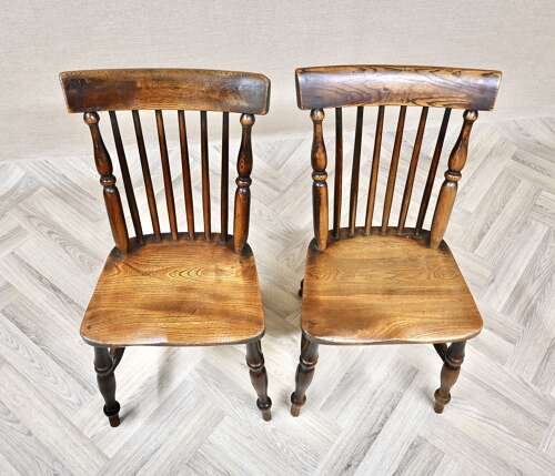 Pr Lincolnshire Windsor Sidechairs