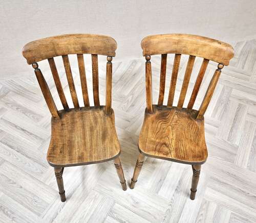 Pr Utility Windsor Kitchen Chairs