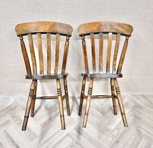 Pr Utility Windsor Kitchen Chairs
