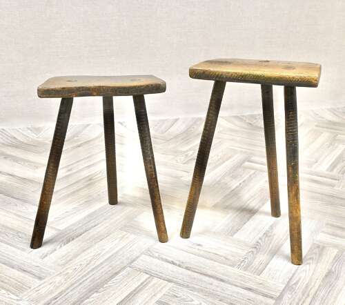 Primitive Cutler's Stools, c.1865