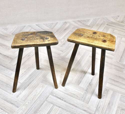 Primitive Cutler's Stools, c.1865