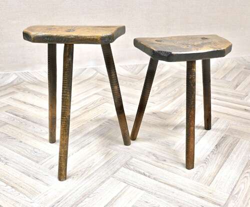 Primitive Cutler's Stools, c.1865