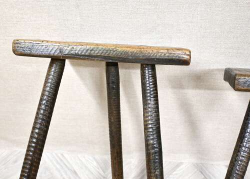 Primitive Cutler's Stools, c.1865