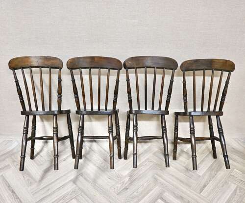 Set 4 Windsor Stickback Kitchen Chairs